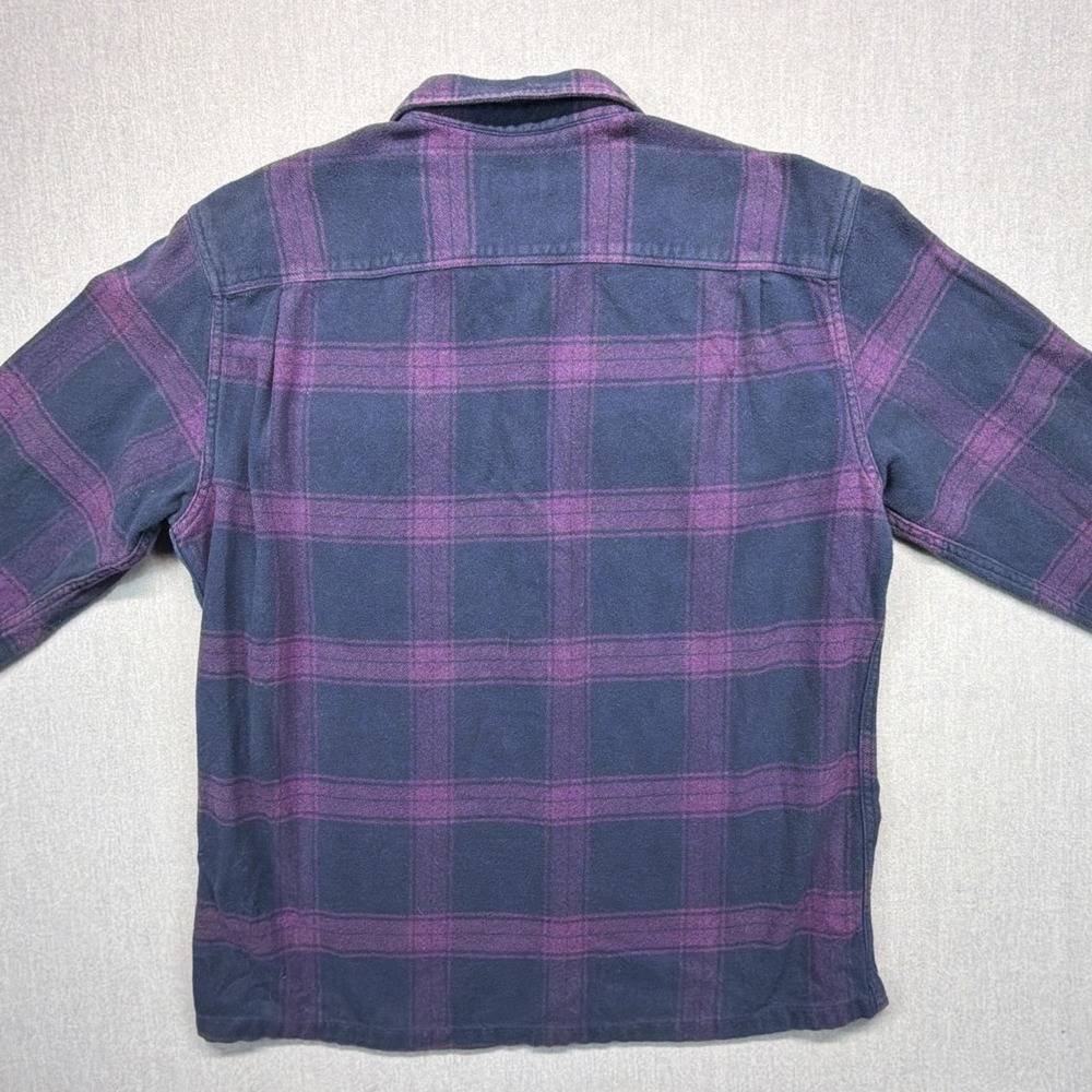 Patagonia Fjord Flannel Shirt Mens Large Plaid Organic Cotton Casual - Picture 3 of 5